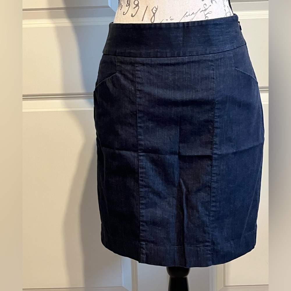 Ann Taylor Loft Blue Skirt Sz 4